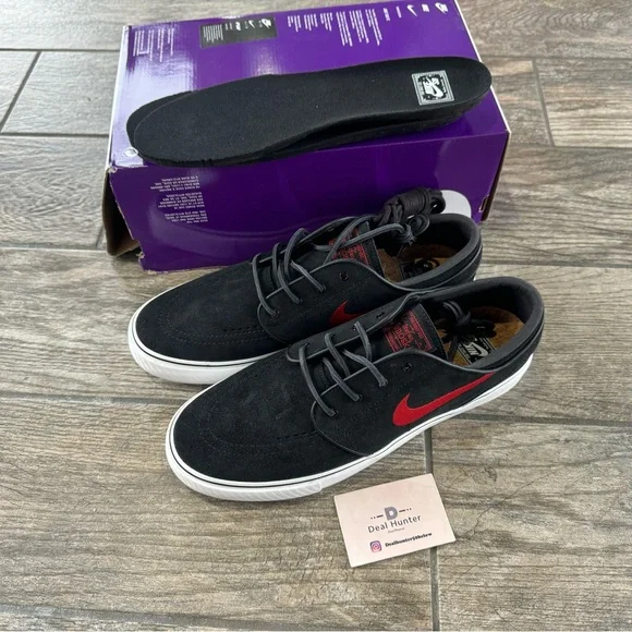 Brand New Nike SB Zoom Janoski OG+ Men's Shoes “University Red/Black” - Picture 5 of 13